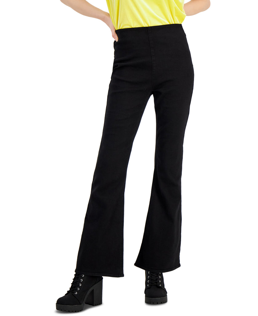 Tinseltown Women Pull On Flare Jeans Black