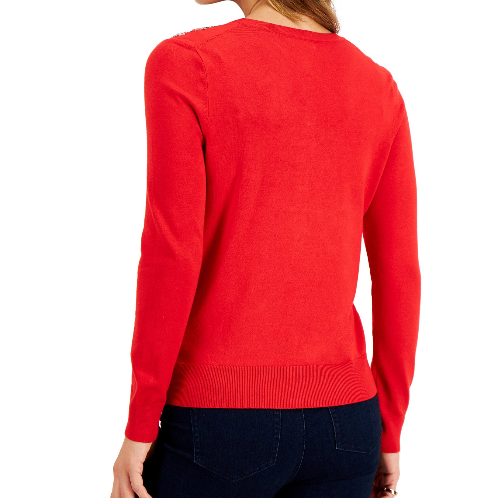 Charter Club Women Sequined Cardigan