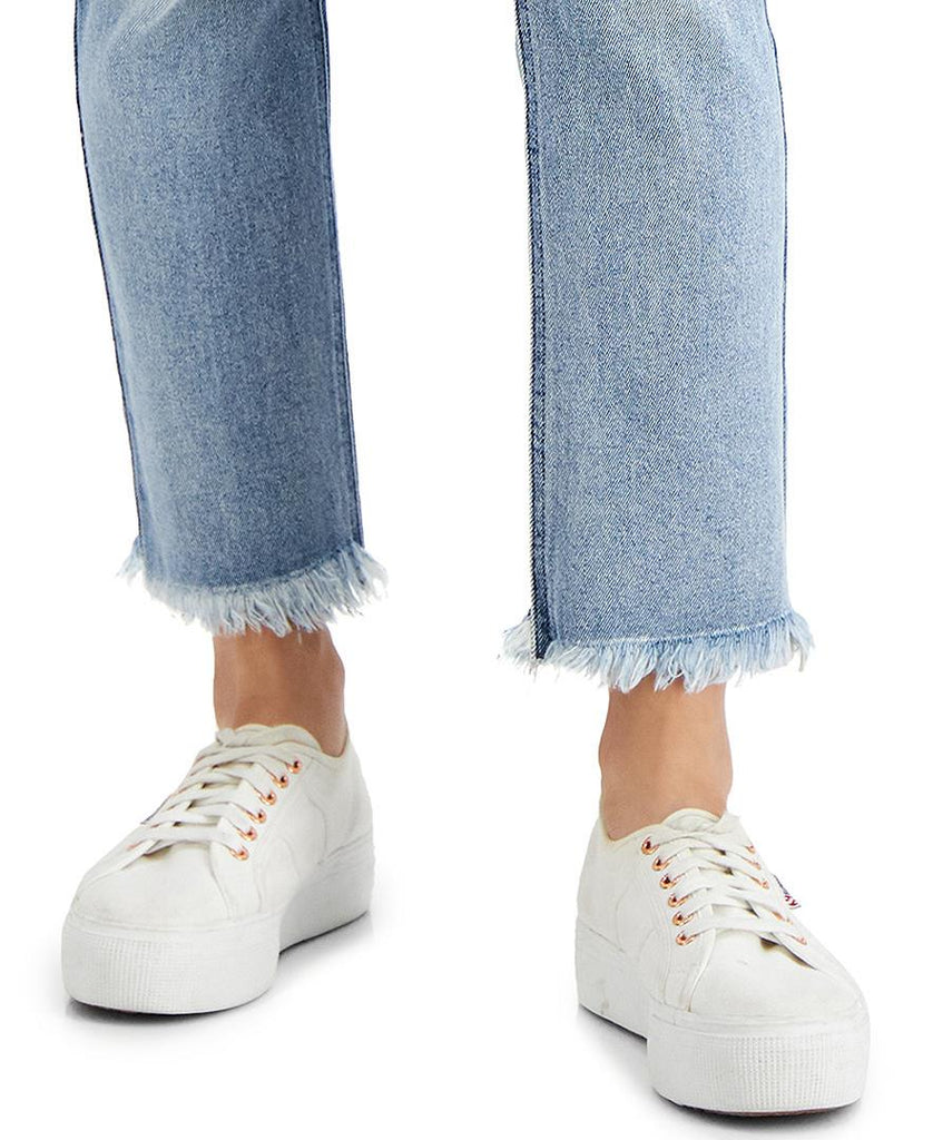 Tinseltown Women Ripped Straight Jeans