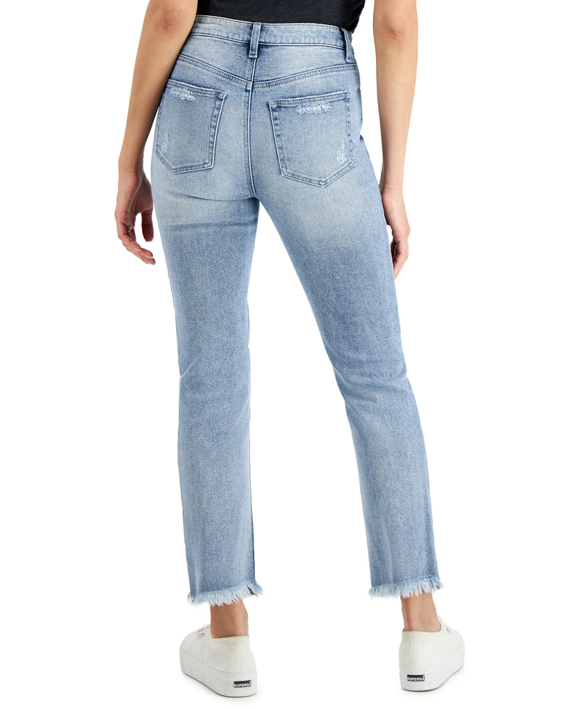 Tinseltown Women Ripped Straight Jeans