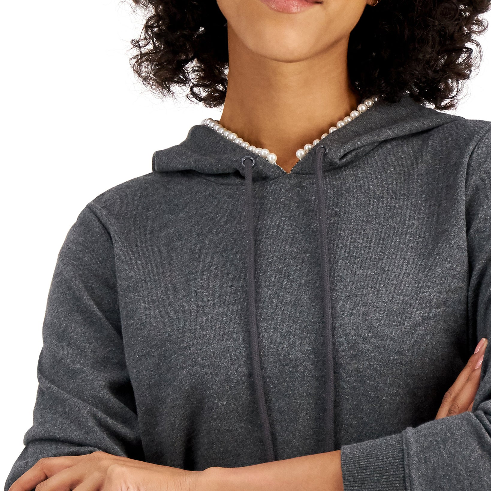 Charter Club Women Embellished Hoodie