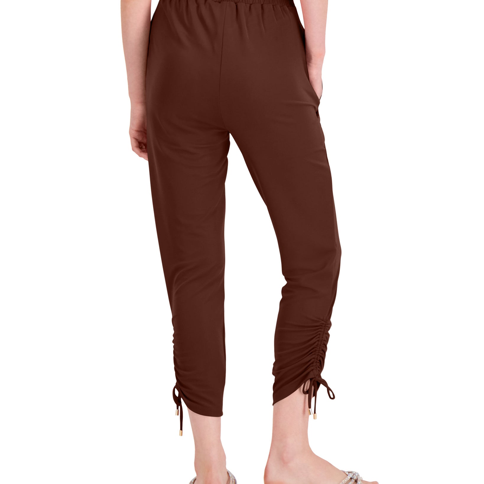 INC International Concepts Women Ruched Hem Pants