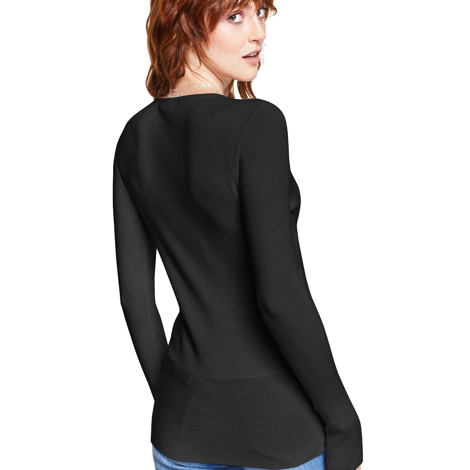 INC International Concepts Women Petite Surplice Sweater