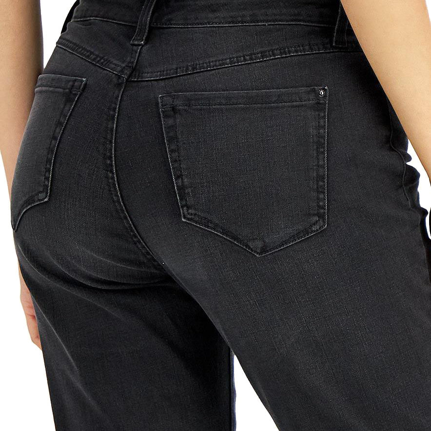 INC International Concepts Women Curvy Mid Rise Straight Leg Jeans