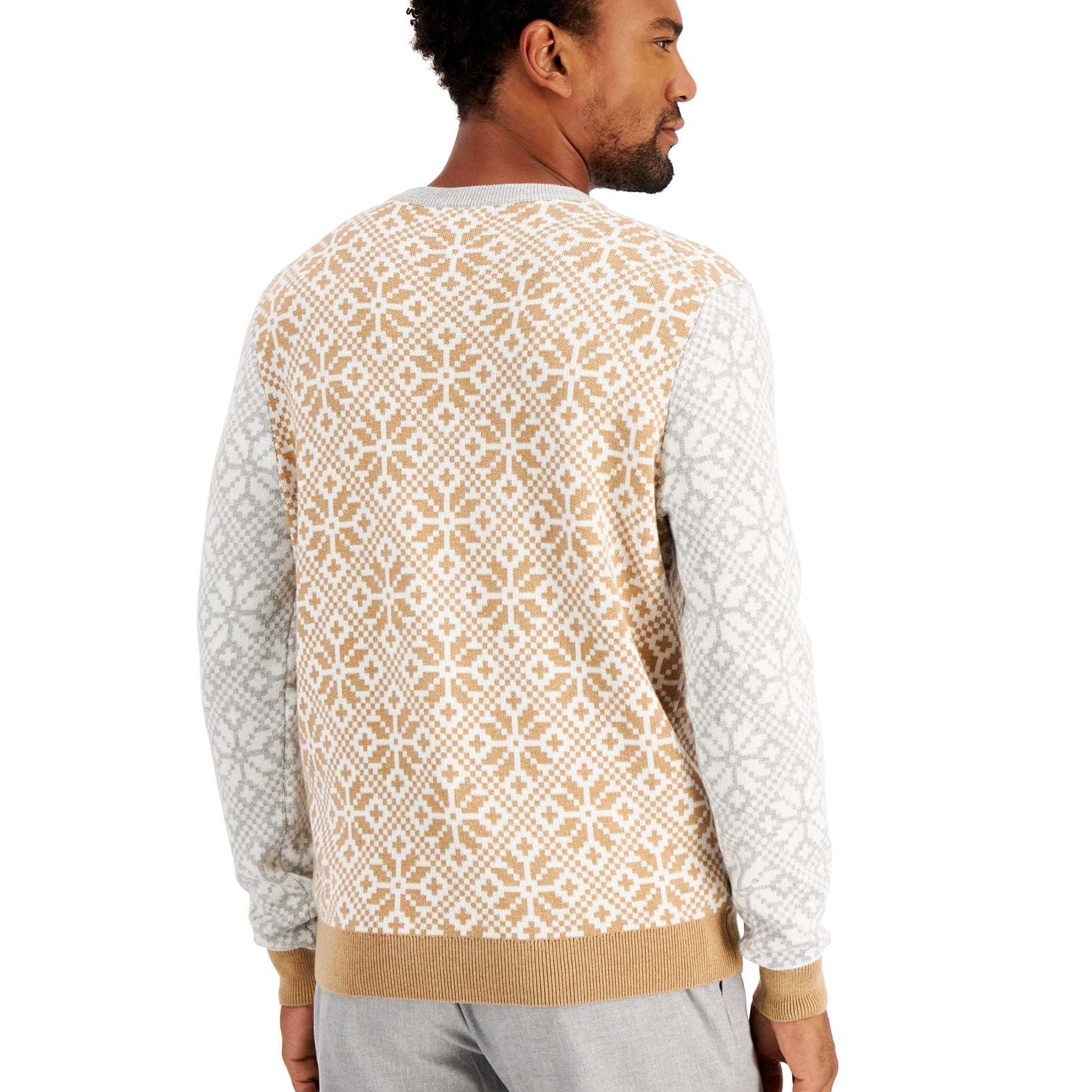Charter Club Men Colorblocked Fair Isle Family Sweater