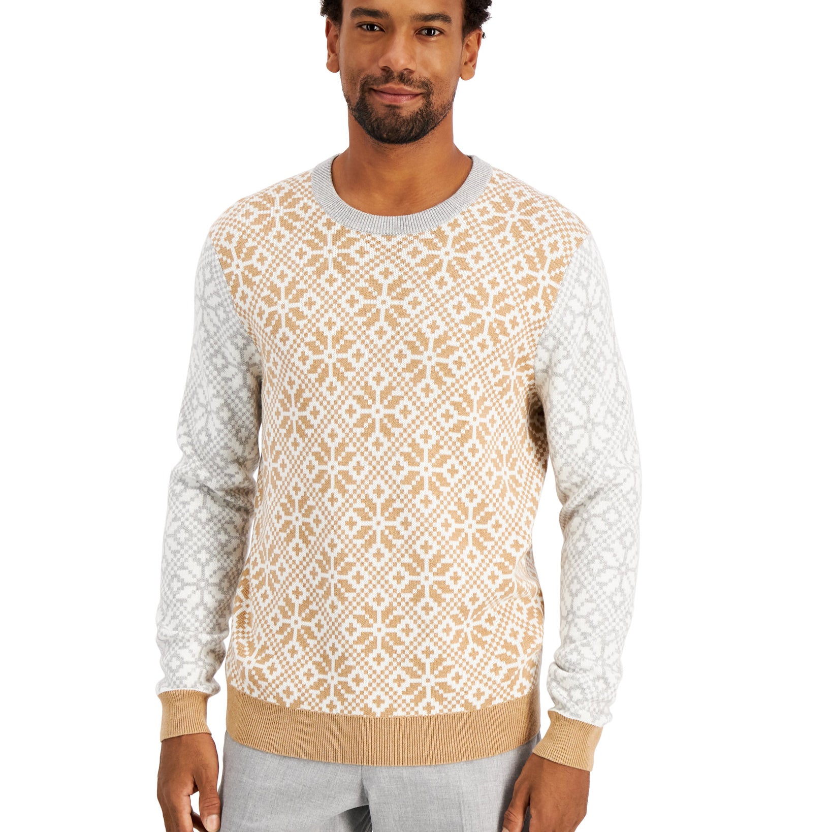 Charter Club Men Colorblocked Fair Isle Family Sweater