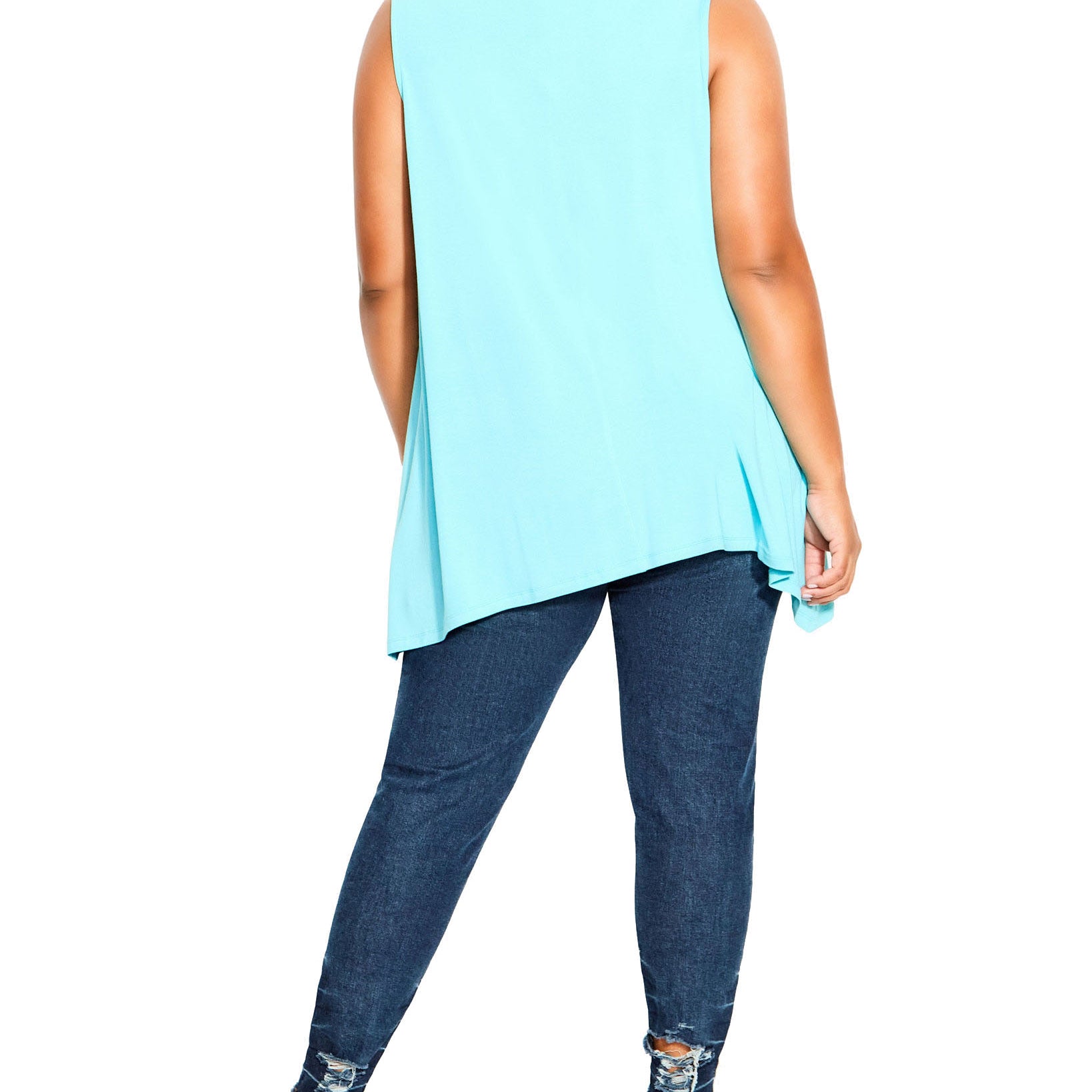 Avenue Women Plus Aria Pleat Top