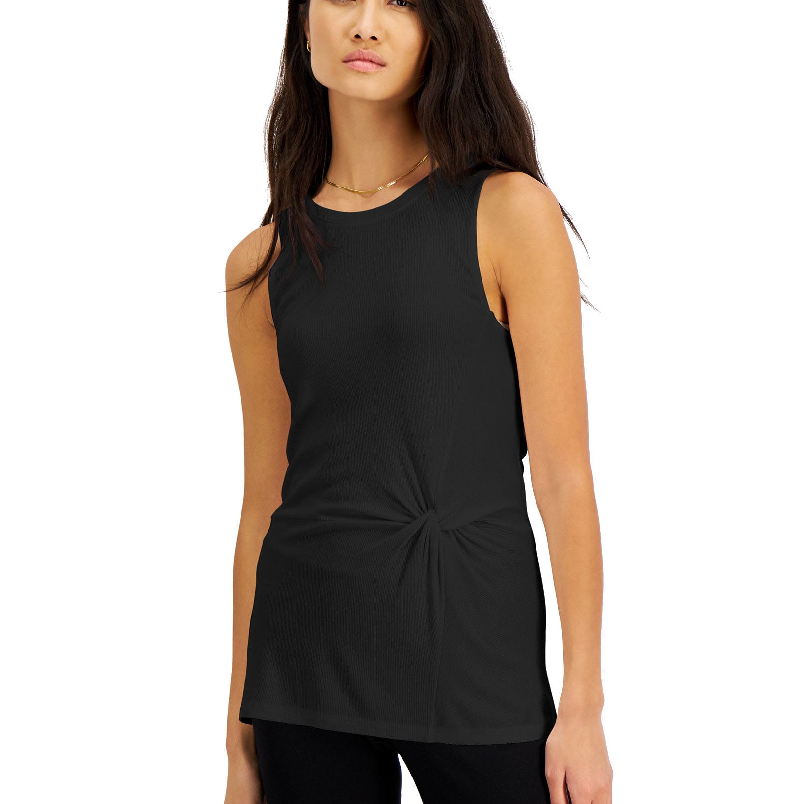 INC International Concepts Women Twisted Tank Top