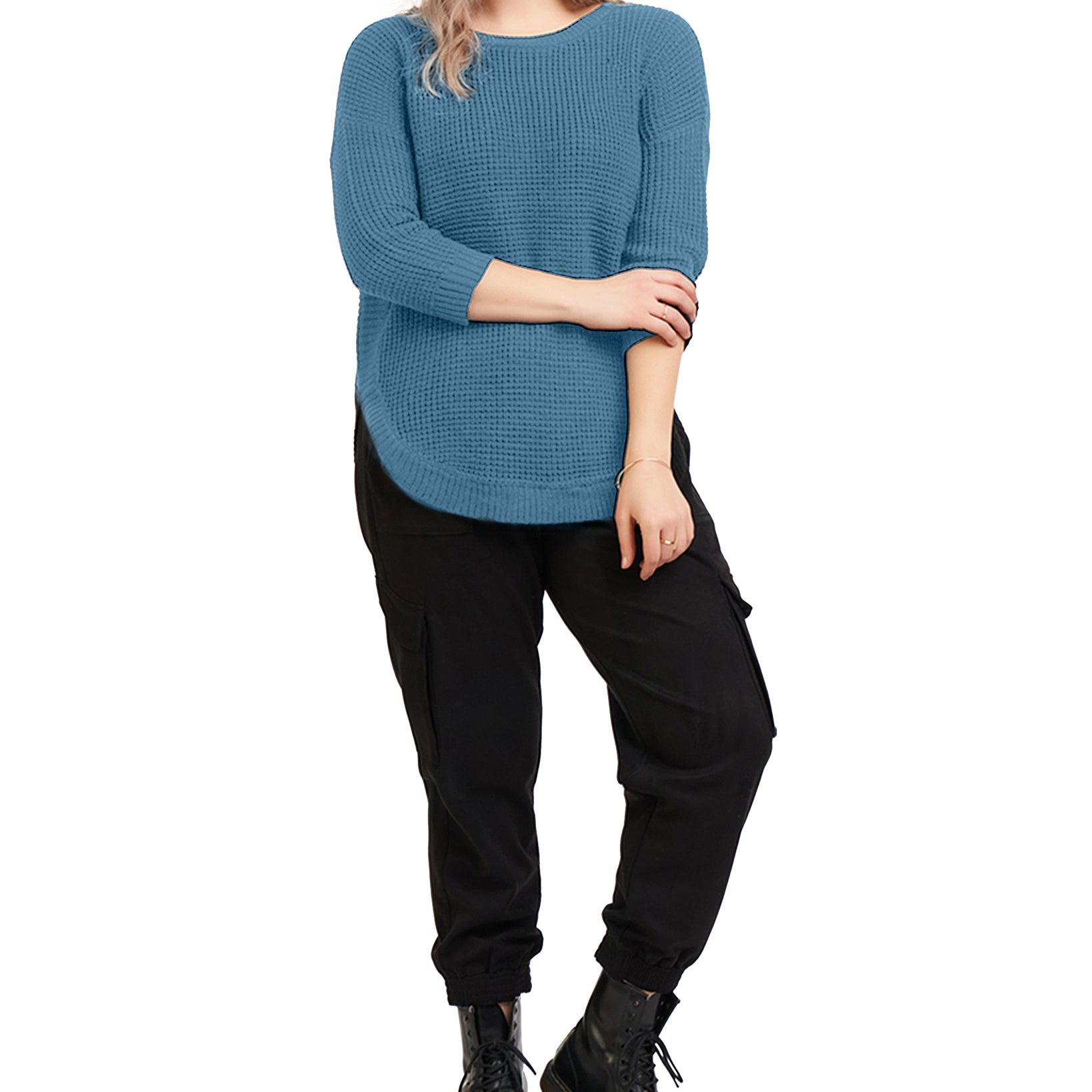 Black Tape Women Plus Textured Sweater