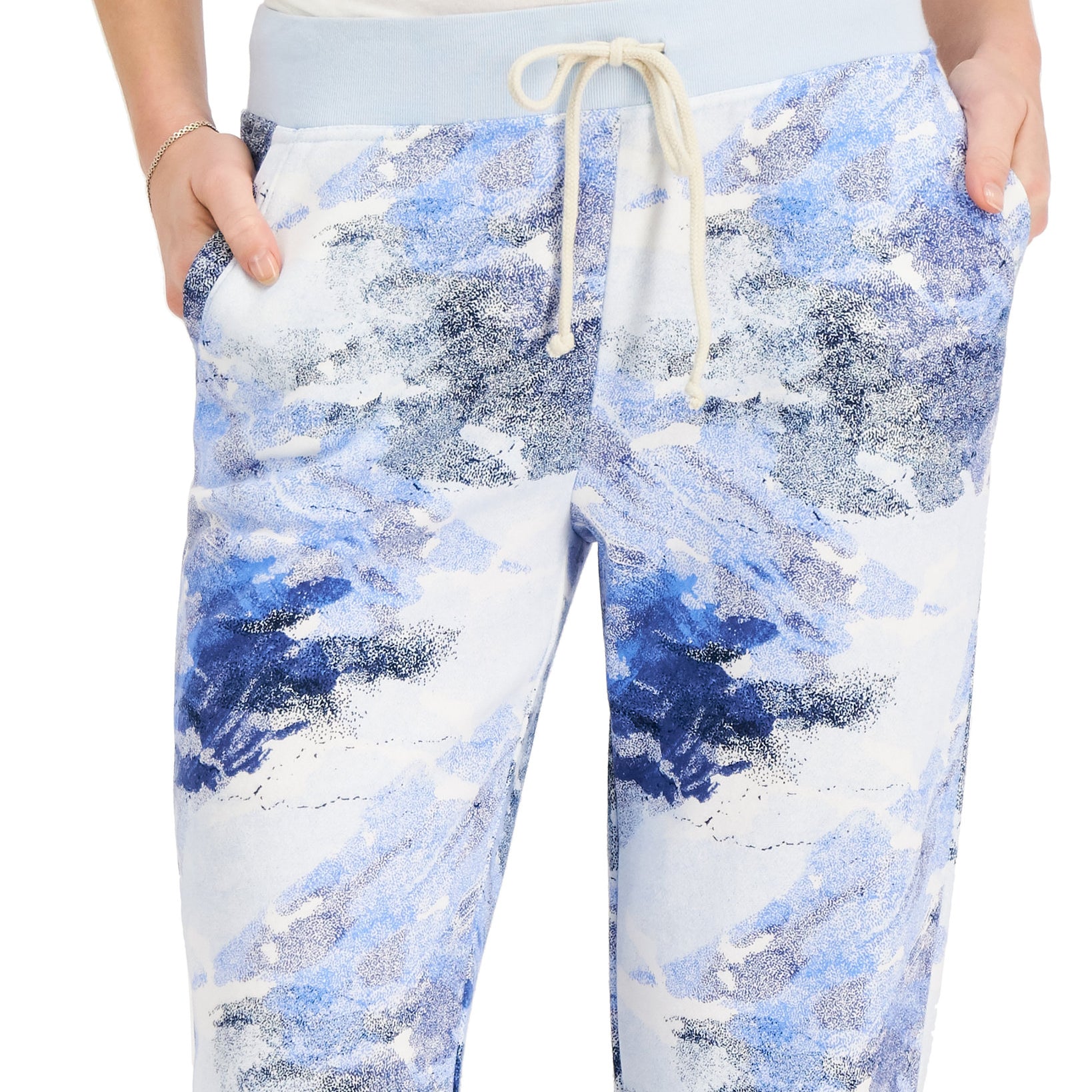 Style & Co Women Petite Dot Camo Jogger Pants