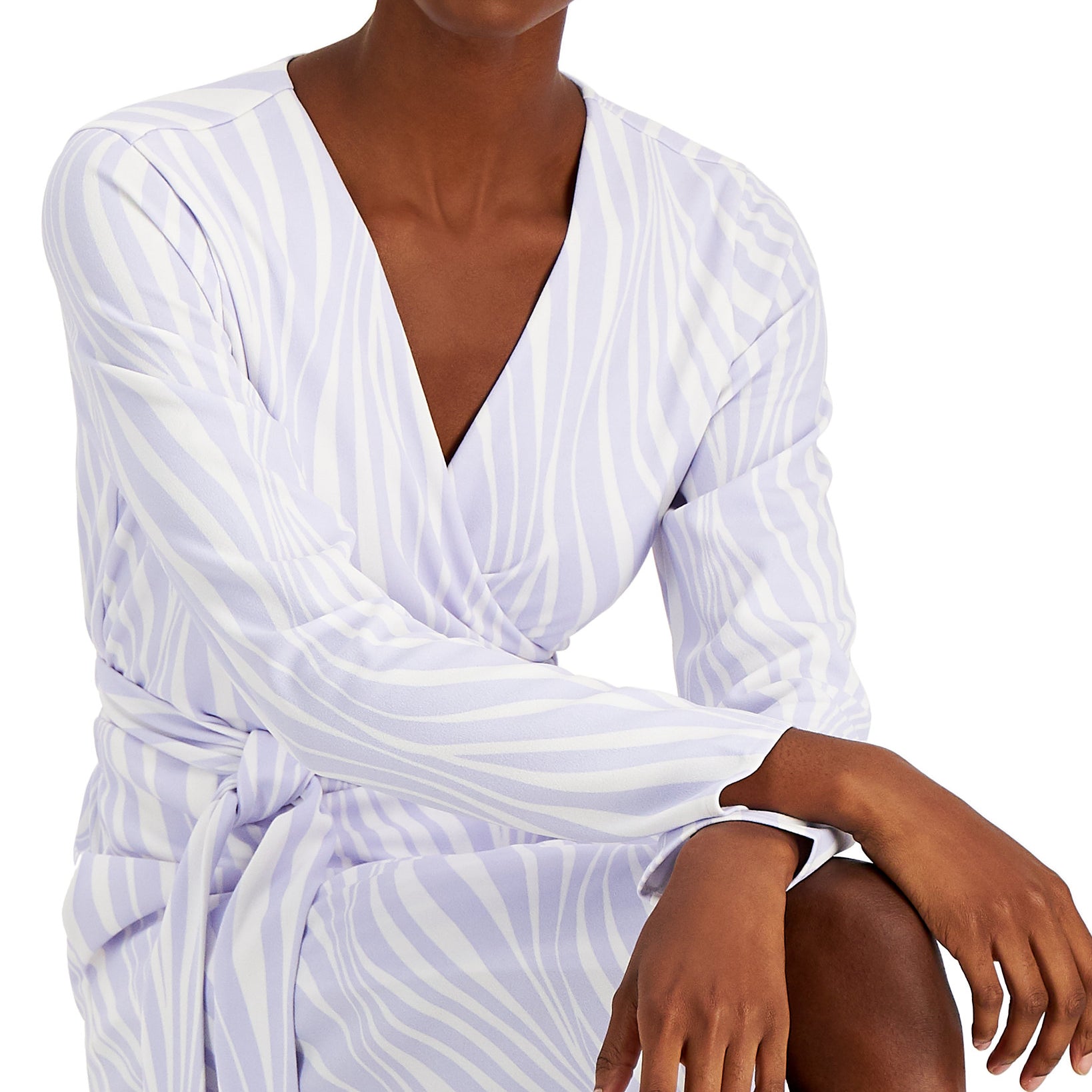 Alfani Women Long Sleeve Wrap Dress