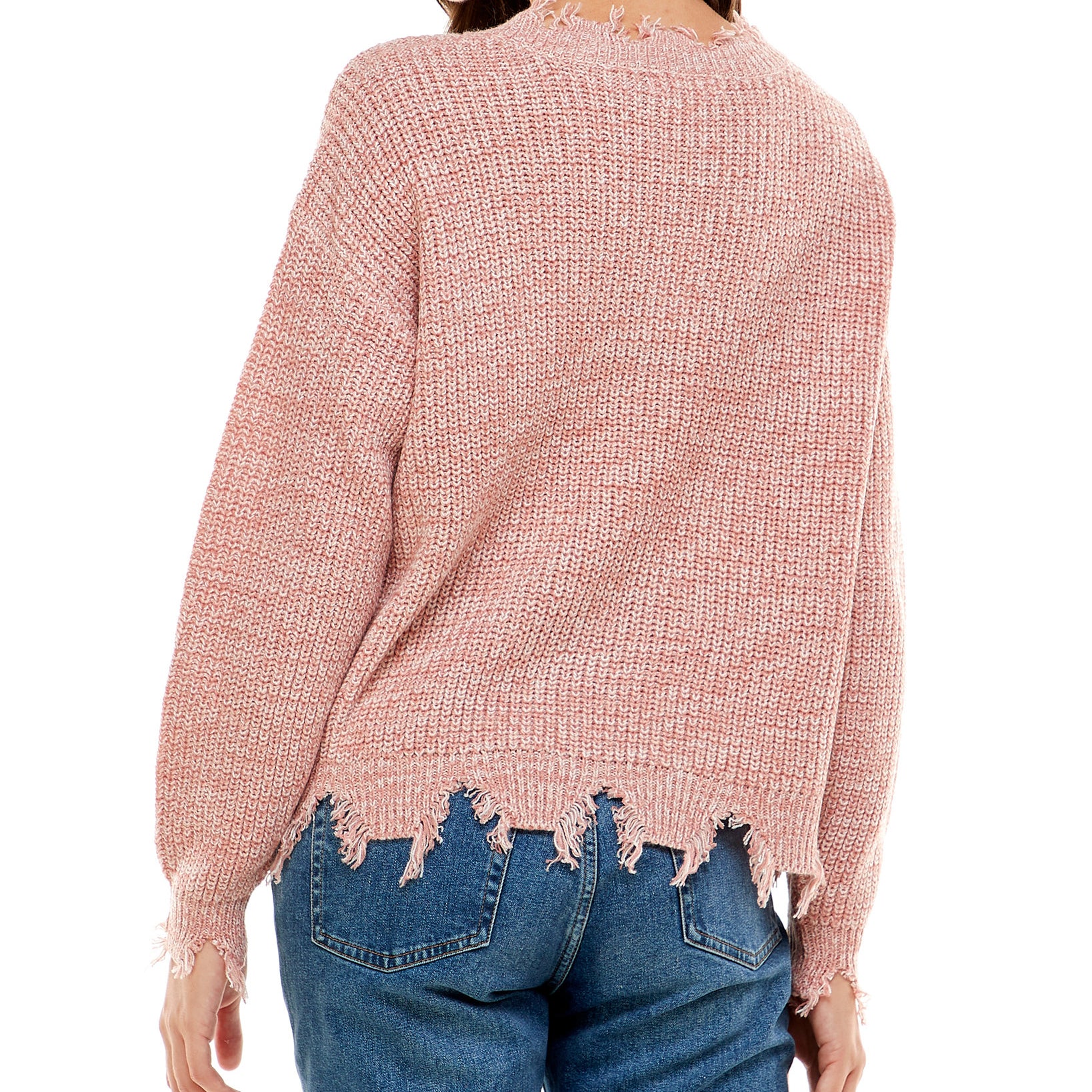 Planet Gold Juniors Distressed Sweater