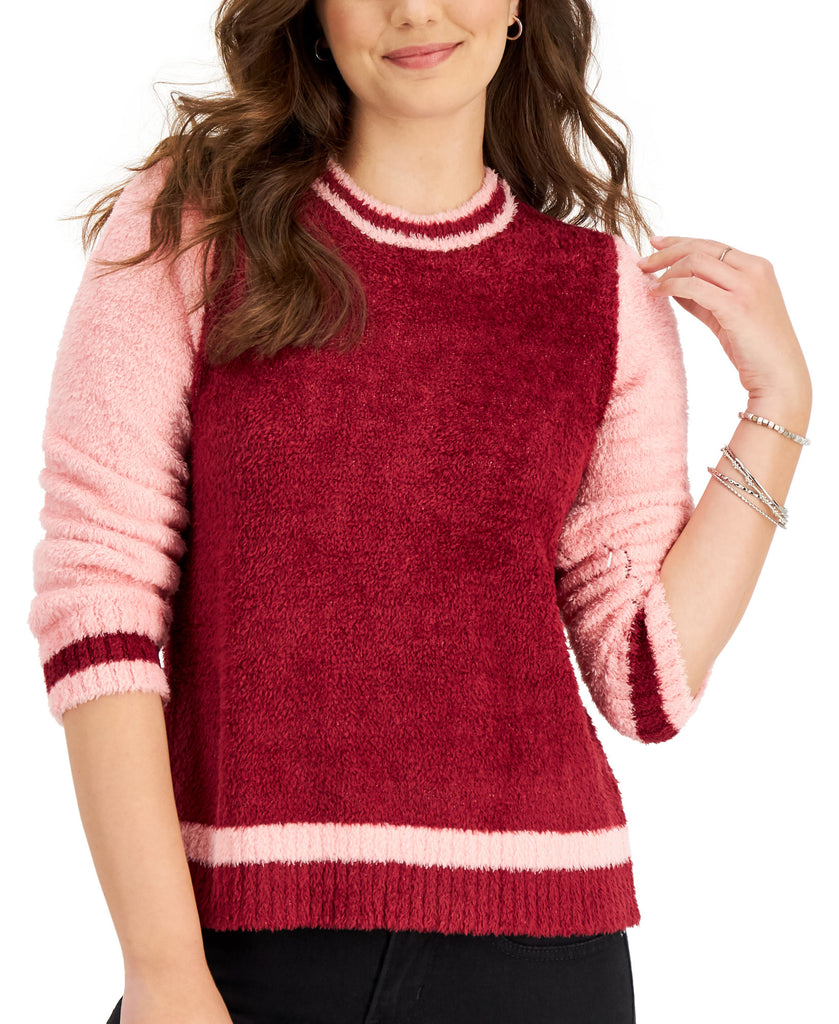 Style & Co Women Colorblocked Sweater