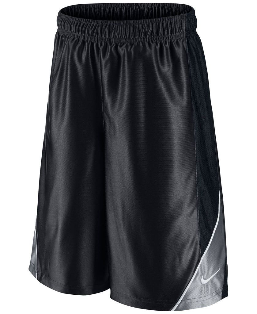 Nike Boys Dunk Basketball Shorts Black Cool Grey White