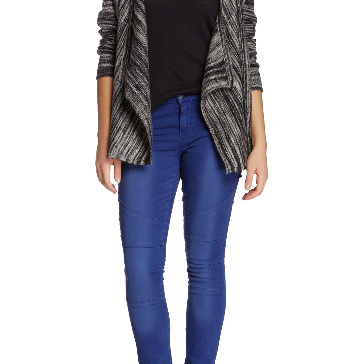 DKNY Women Avenue B Skinny Moto Jeans