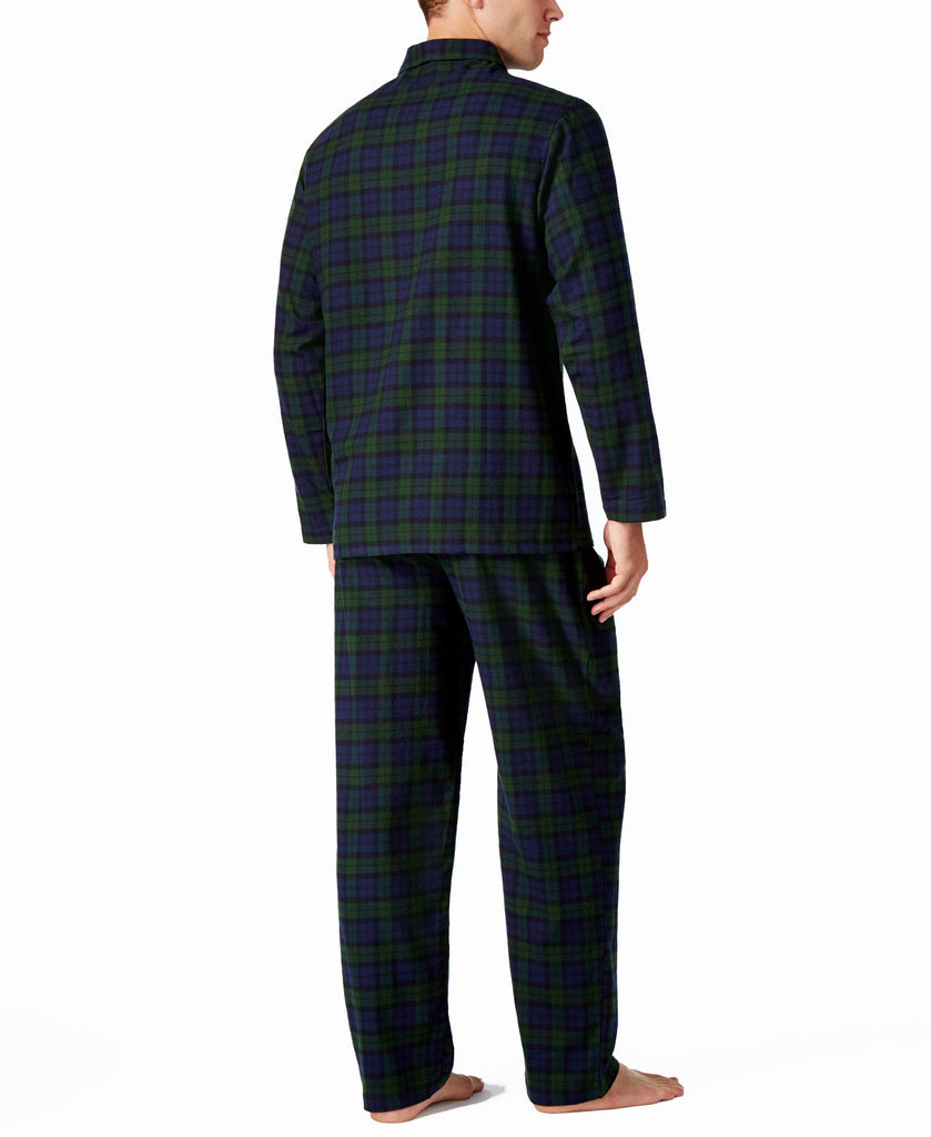 Club Room Men Plaid Flannel Pajama Set