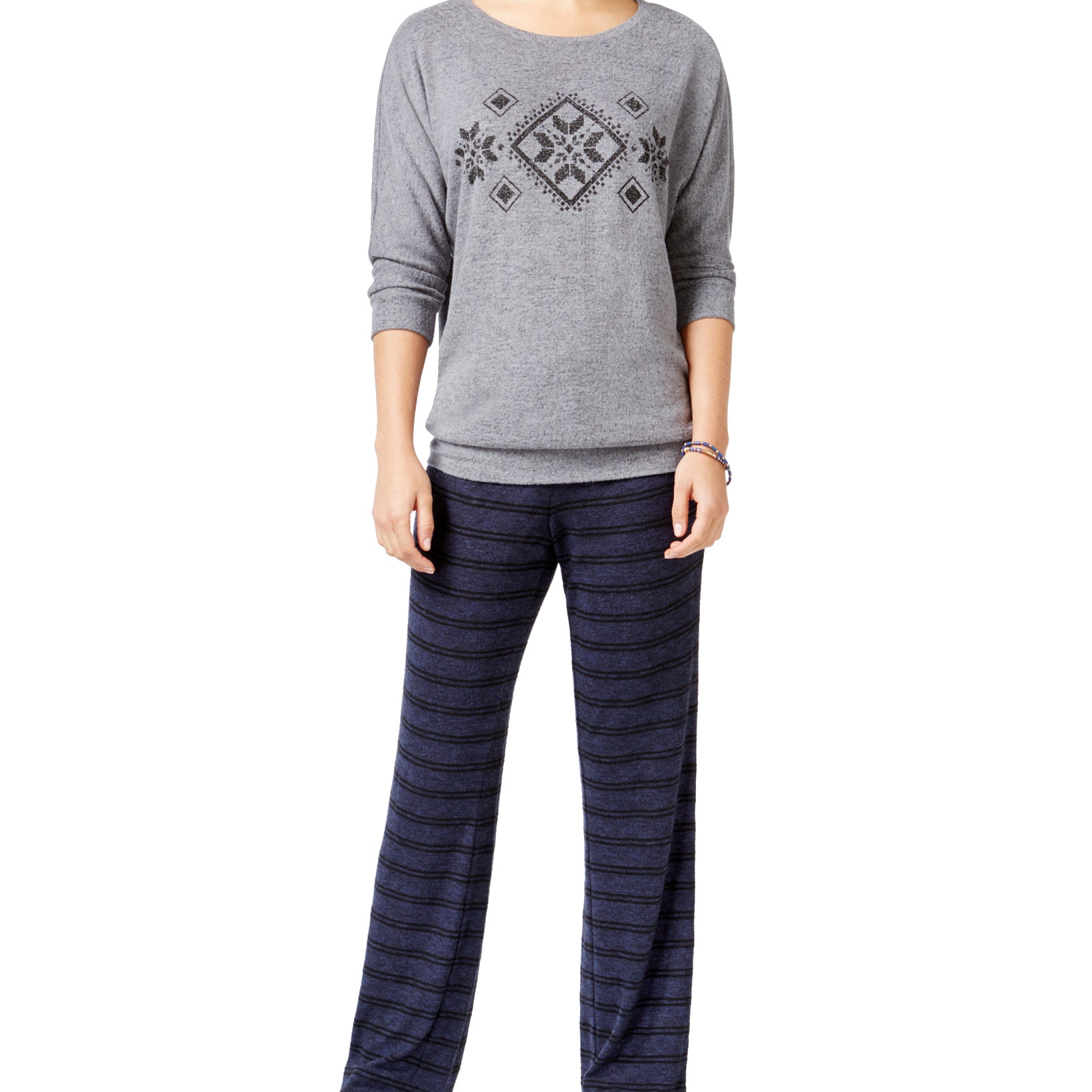 Hippie Rose Women Dolman Sleeve Graphic Top