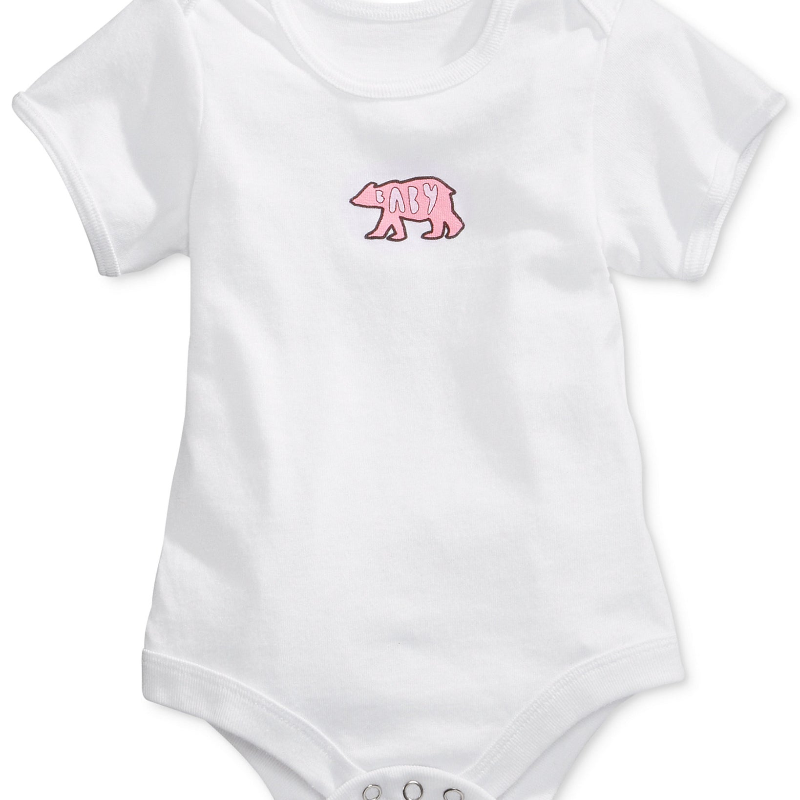 twelveNYC Baby Unisex Celebrate Shop Baby Onsie White