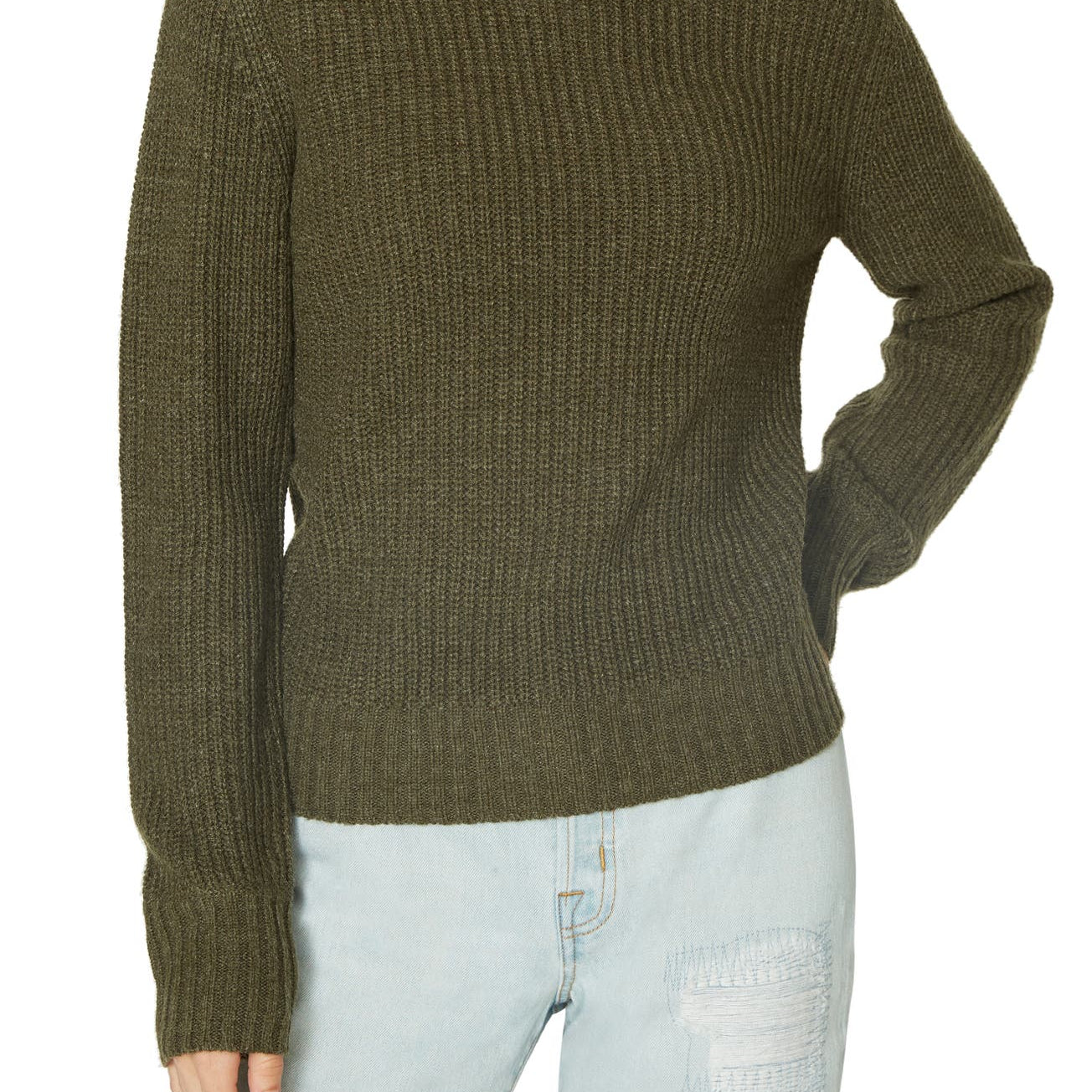 Sanctuary Women Open Back Sweater