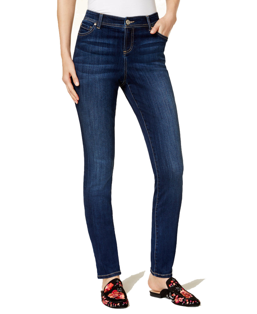 INC International Concepts Women Essentials Curvy Fit Skinny Jeans Rhodes Wash