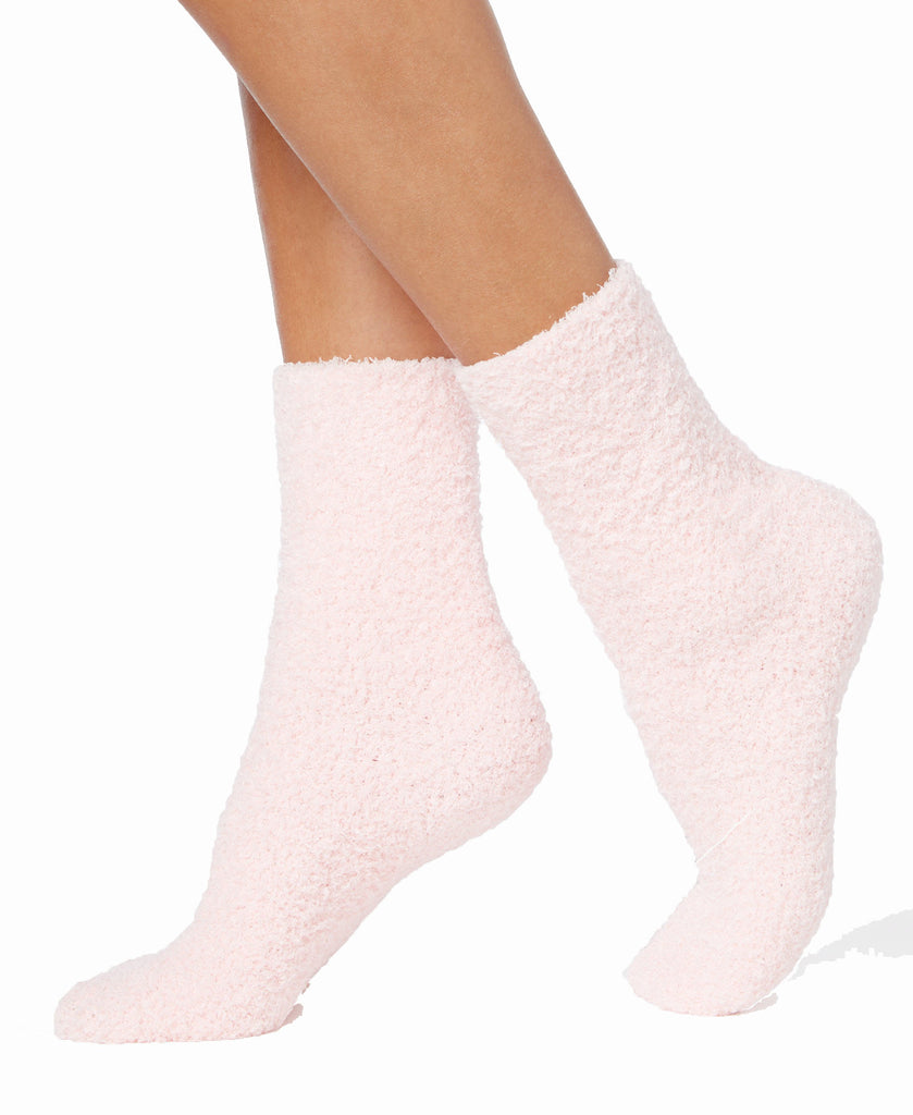 Charter Club Women Super Soft Solid Crew Socks Pink