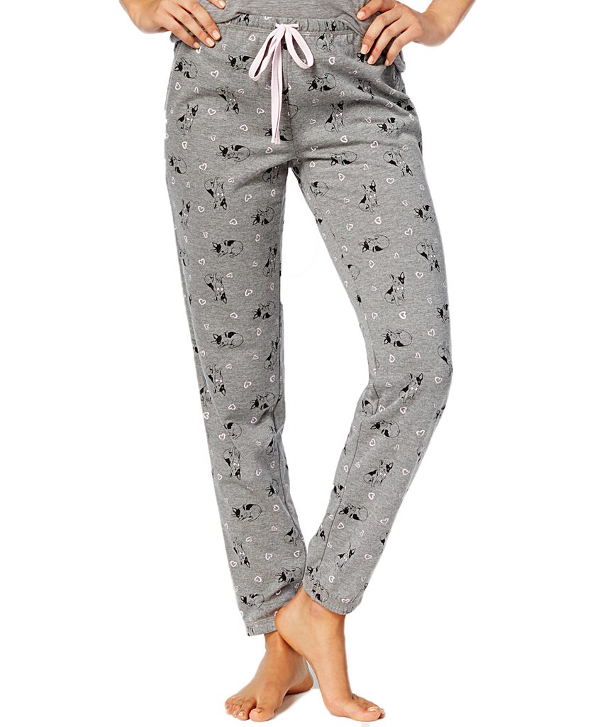 Jenni by Jennifer Moore Women Printed Jogger Pajama Pants Sleeping Dogs