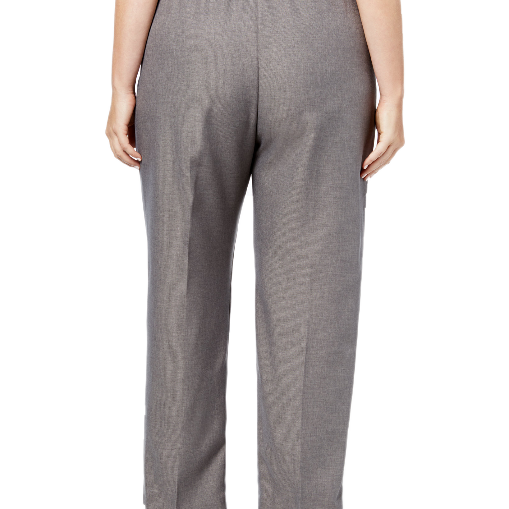 Alfred Dunner Women Plus Classic Pull On Straight Leg Pants