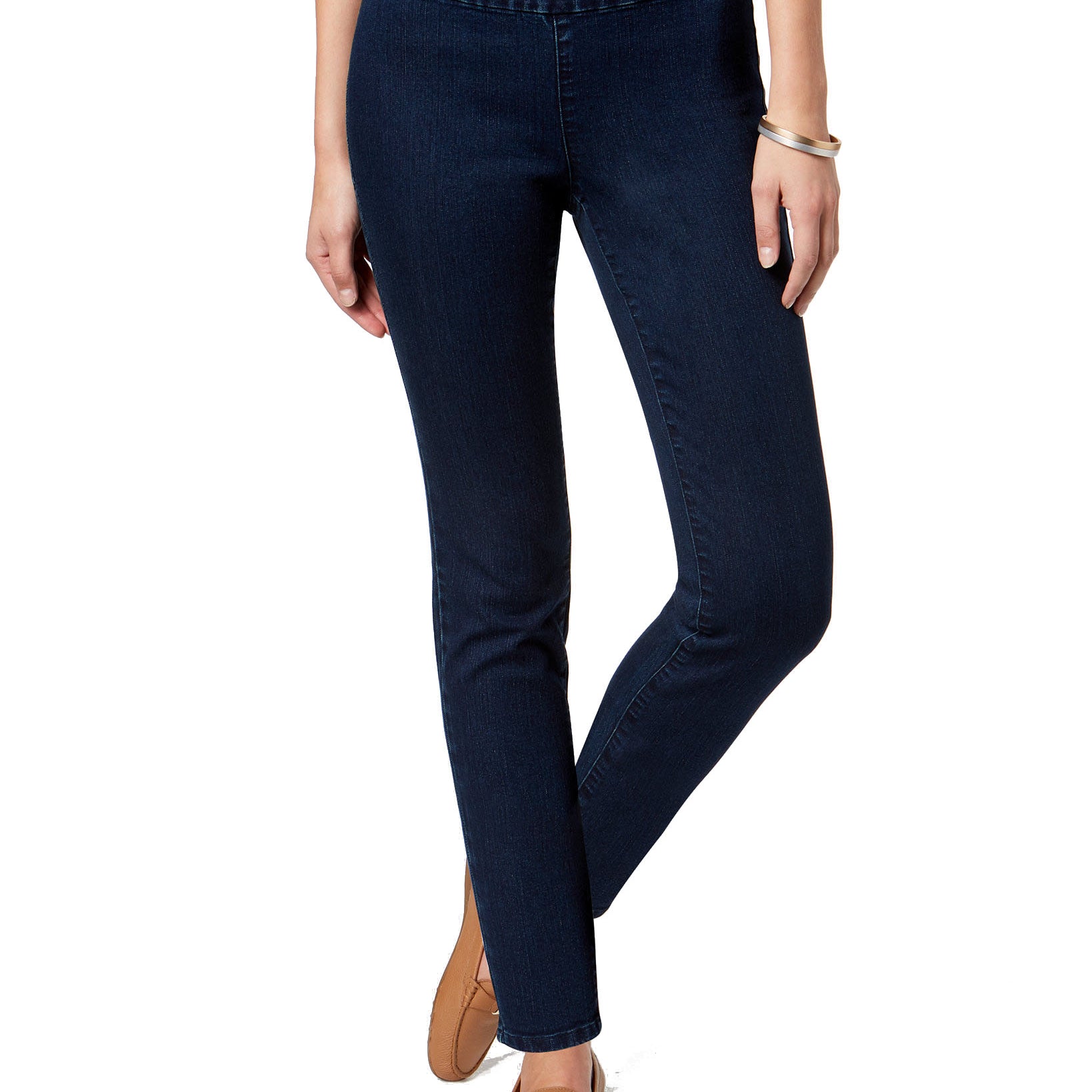 Charter Club Women Cambridge Pull On Skinny Ankle Jeans Greenwich Wash