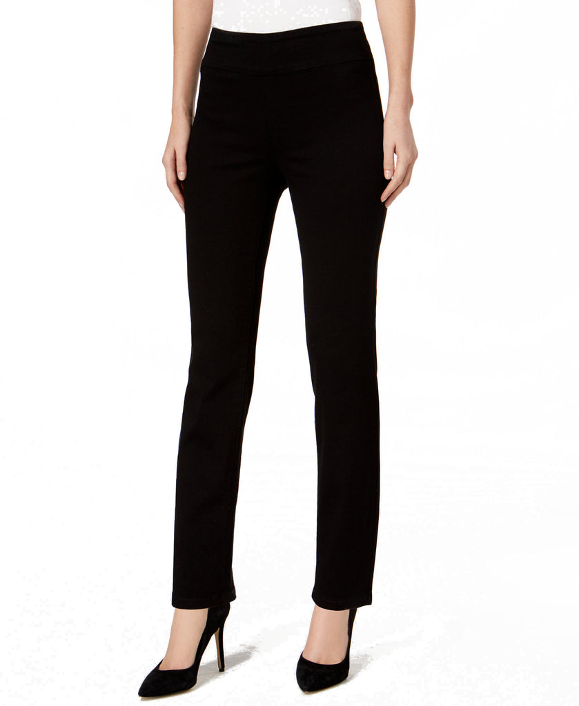 Charter Club Women Cambridge Pull On Slim Jeans Saturated Black