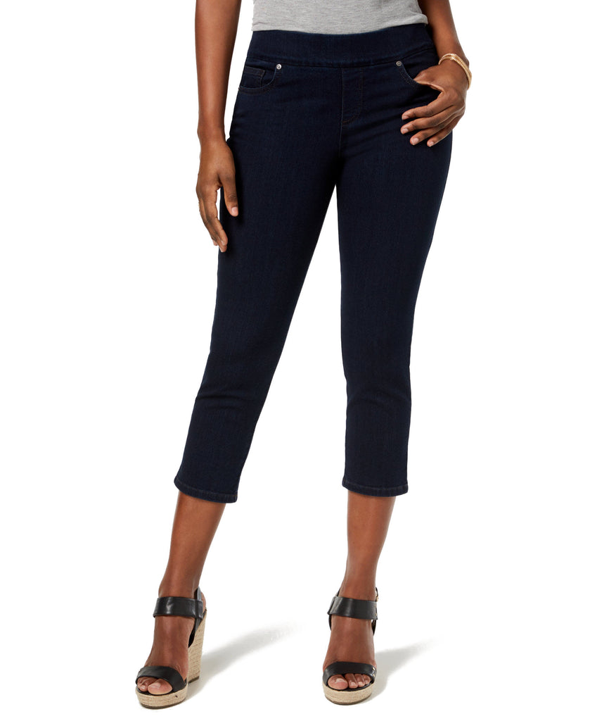 Style & Co Women Petite Avery Capri Jeans Rinse
