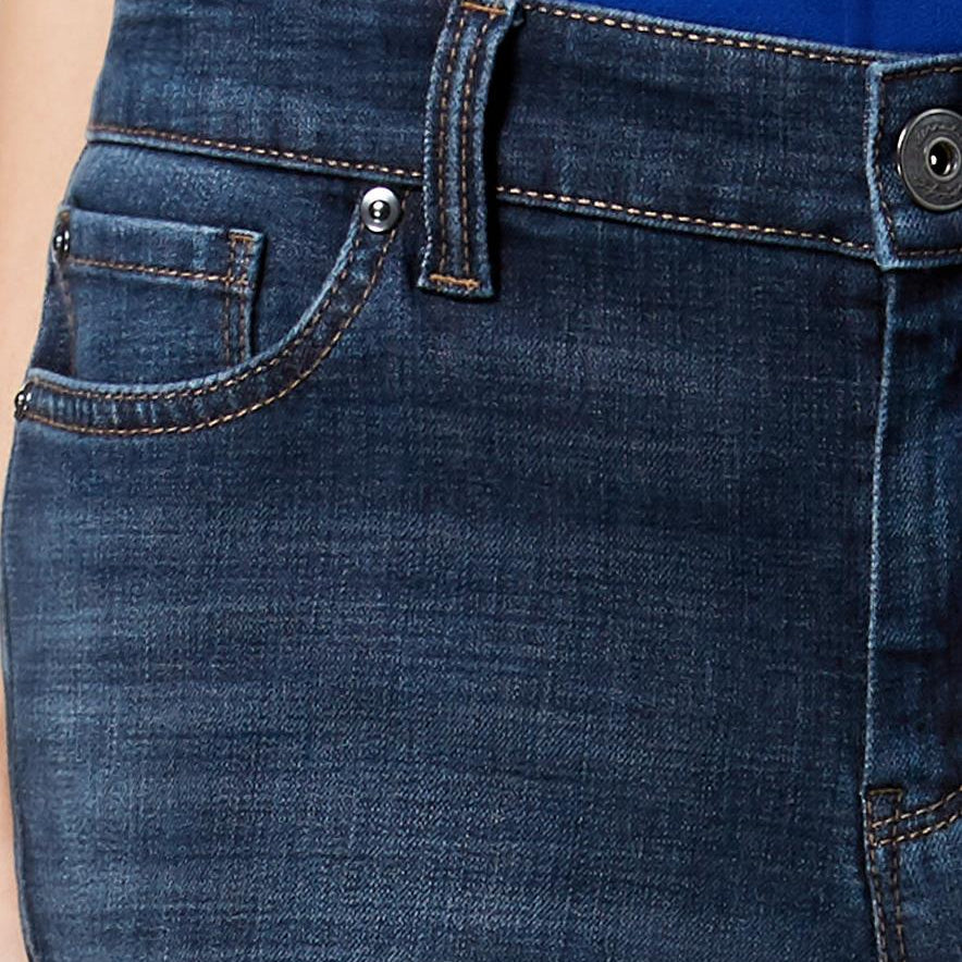 INC International Concepts Women Curvy Mid Rise Straight Leg Jeans