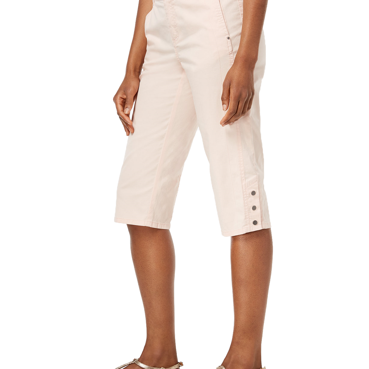Women's Snap-Button Capri Pants – Online Warehouse Sale