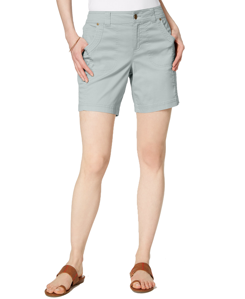 Style & Co Petite Relaxed Fit Shorts Misty Harbor