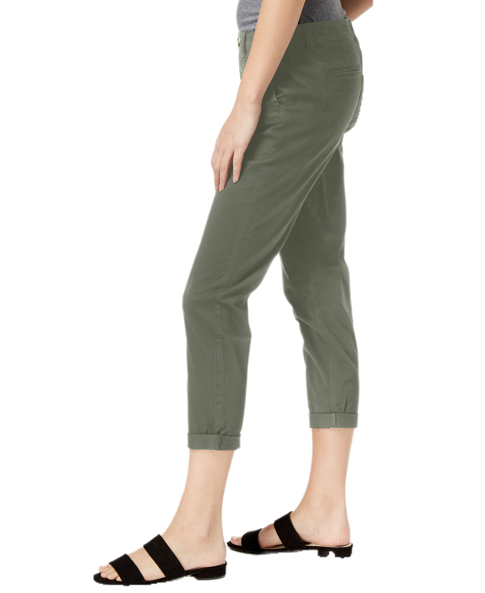 Maison Jules Women Slim Ankle Pants