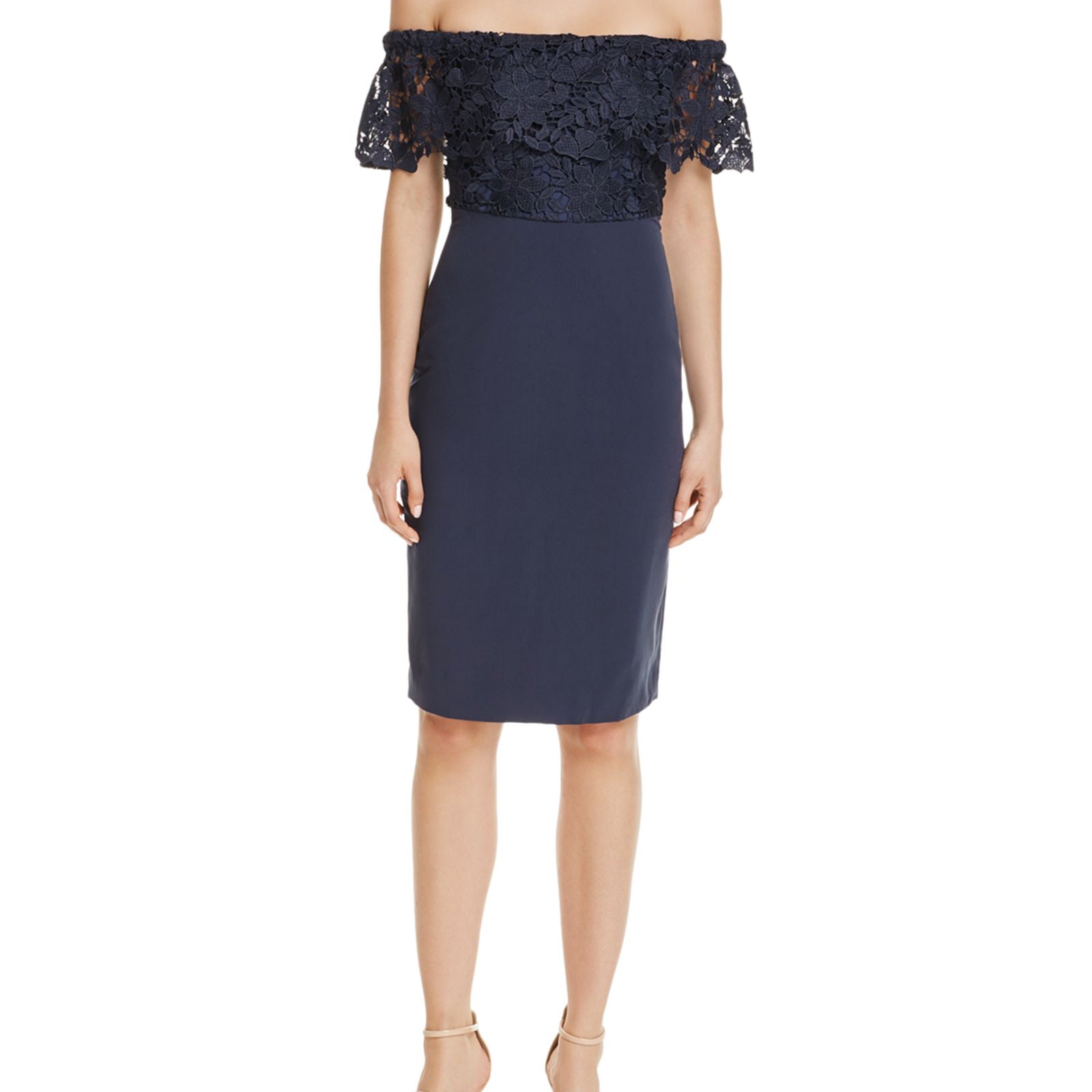 Stylestalker Women Madeleine Off the Shoulder Dress Slate