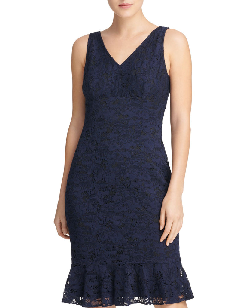 Donna Karan New York Women Sleeveless Lace Dress