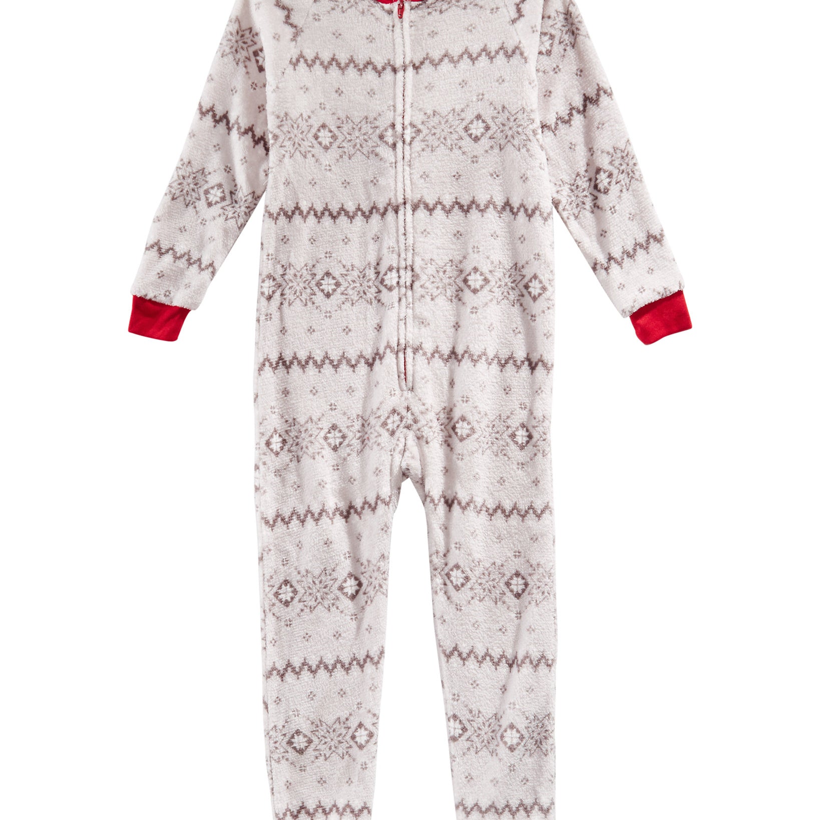 Family Pajamas Kids Matching Winter Fairisle One Piece Winter Fairisle