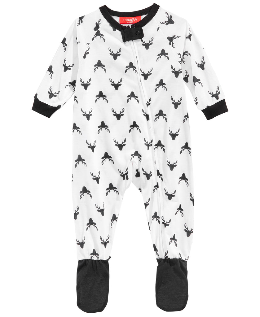 Family Pajamas Infant Matching Infants Oh Deer Footed Pajamas Oh Deer