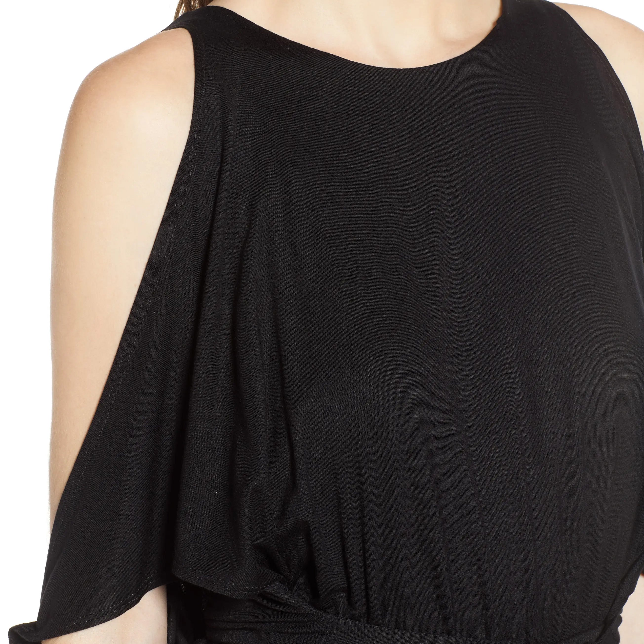 Bishop + Young Women Slit Sleeve Wrap Style Dress