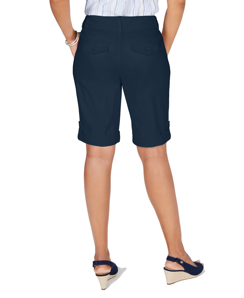 Charter Club Women Tummy Control Chino Shorts