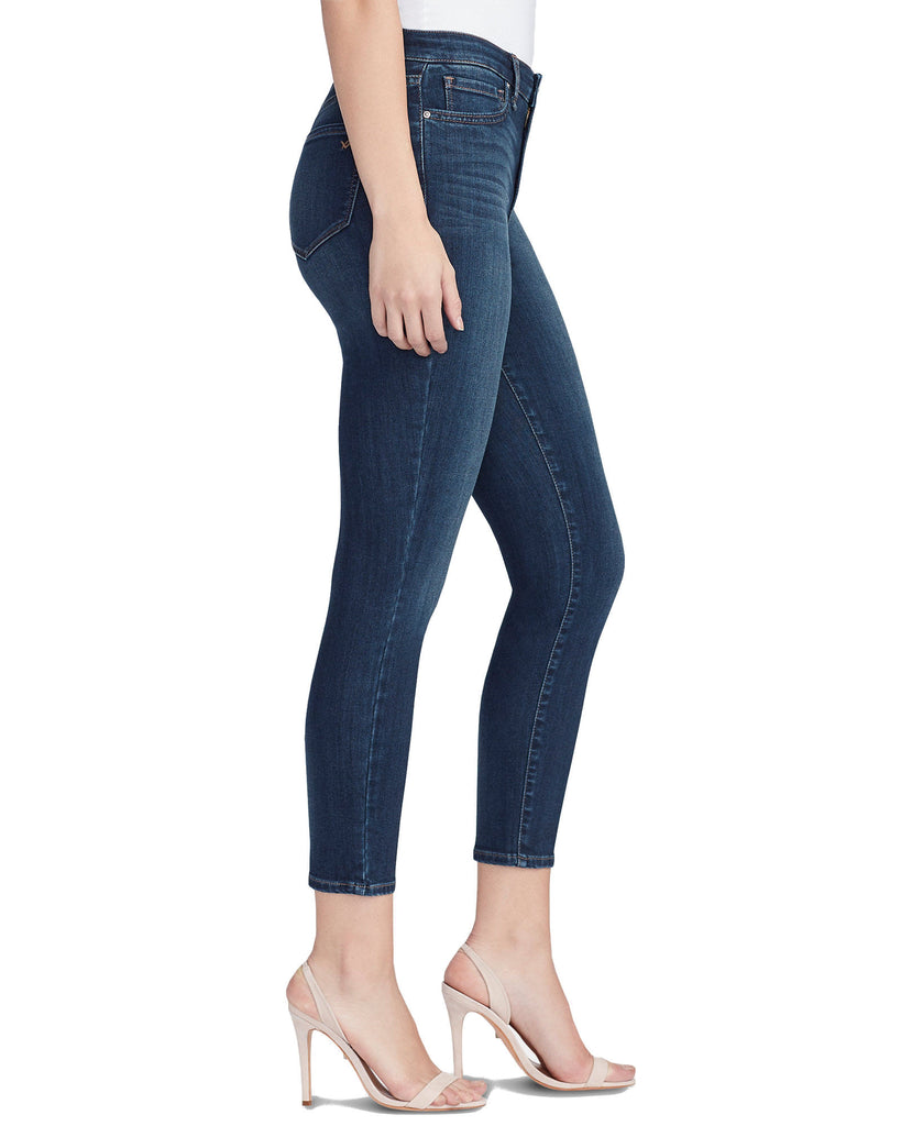 WILLIAM RAST Women High Rise Sculpted Ripped Skinny Ankle Jeans