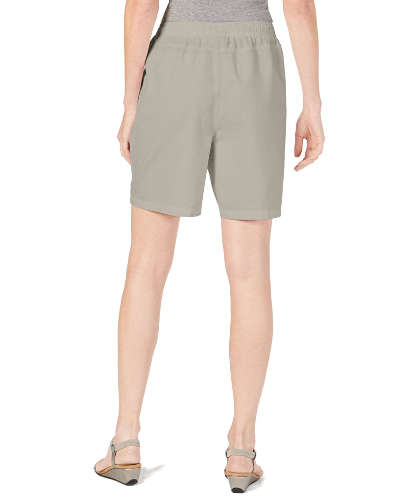 Karen Scott Women Petite Cotton Pull On Shorts