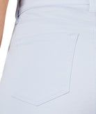 Light blue denim pocket on a white background
