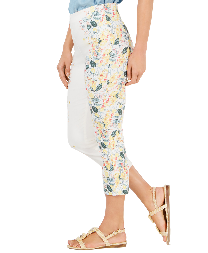 Charter Club Women Floral Print Pull On Pants