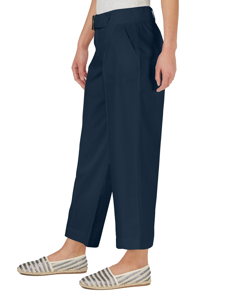 Charter Club Women Wide Leg Belted Pants