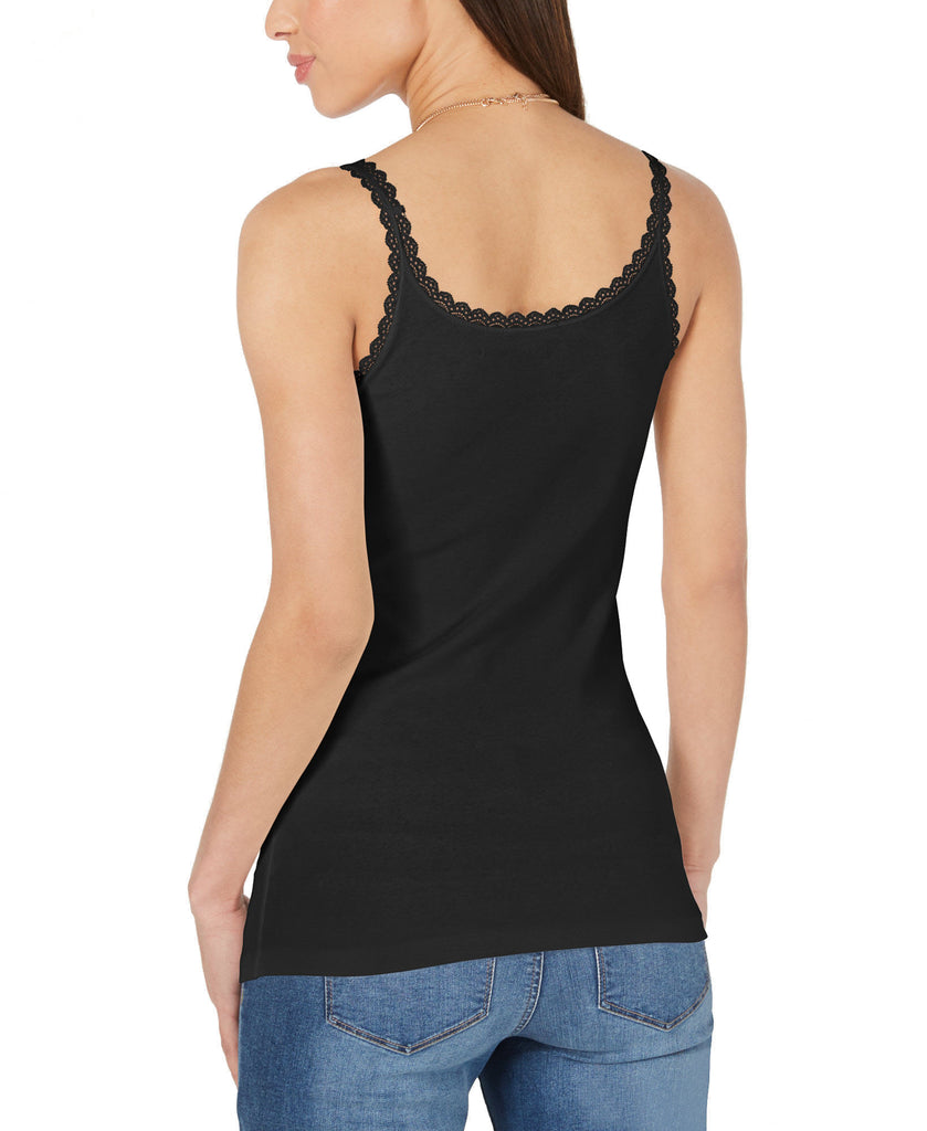 Style & Co Women Lace Trimmed Camisole Top