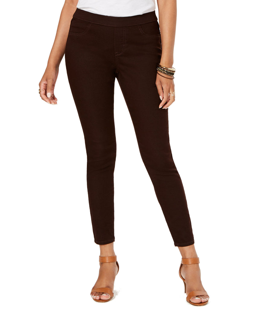 Style & Co Women Pull On Jeggings Dark Chocolate