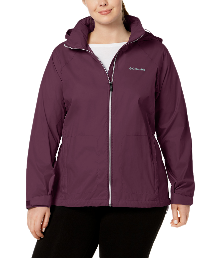 Columbia Women Plus Switchback III Jacket Black Cherry