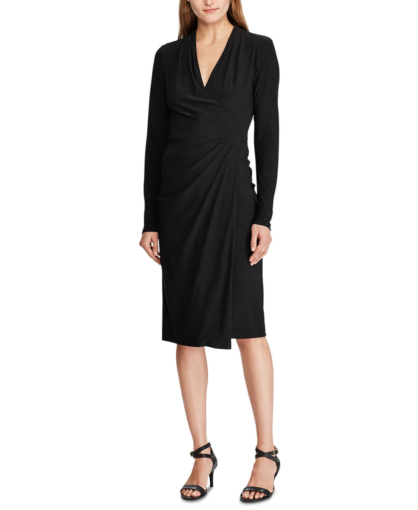 Lauren Ralph Lauren Women Jersey Long Sleeve Dress Black