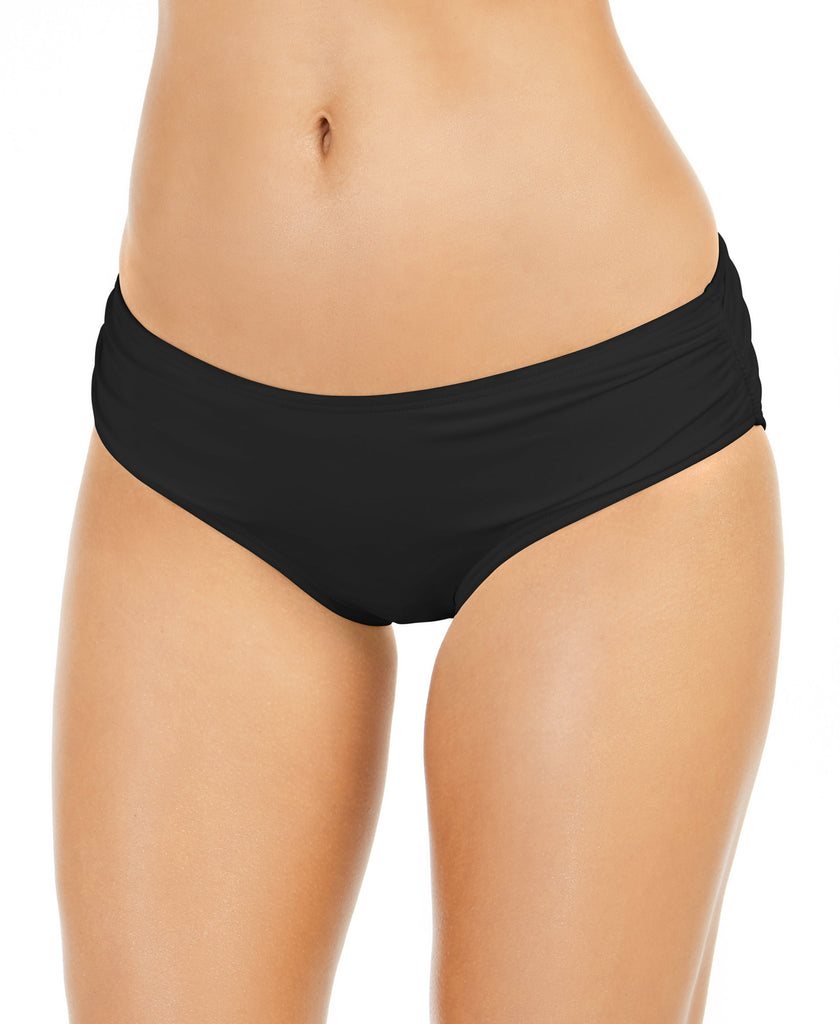 MICHAEL Michael Kors Women Shirred Bikini Bottoms Black